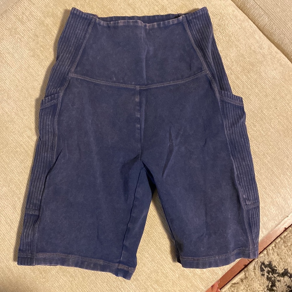 Aerie Offline Navy Biker Shorts (S)